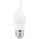 Лампа светодиодная Ecola свеча на ветру E27 6W 2700K 118x37 пласт/алюм C7YW60ELC