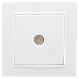 Минск Розетка TV 1-Местная СП бел. 75Ом 5-862МГц EKF Basic