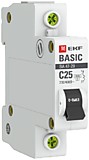 Автоматический выключатель ВА 47-29, 1P 25А (C) 4,5кА EKF Basic
