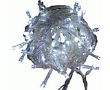Гирлянда-нить уличная Ecola 100LED 4000K 6м, 8 реж.,прозр.провод с вилкой 220V IP44 N4YV06ELC