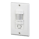 ЭРА MD 09 Датчик движения ИК СУ 100W 9м, фотосенсор 20LUX, кнопка вкл., белый 0841