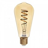 Лампа General GLDEN-ST64SS-7-230-E27-2700 Золотая